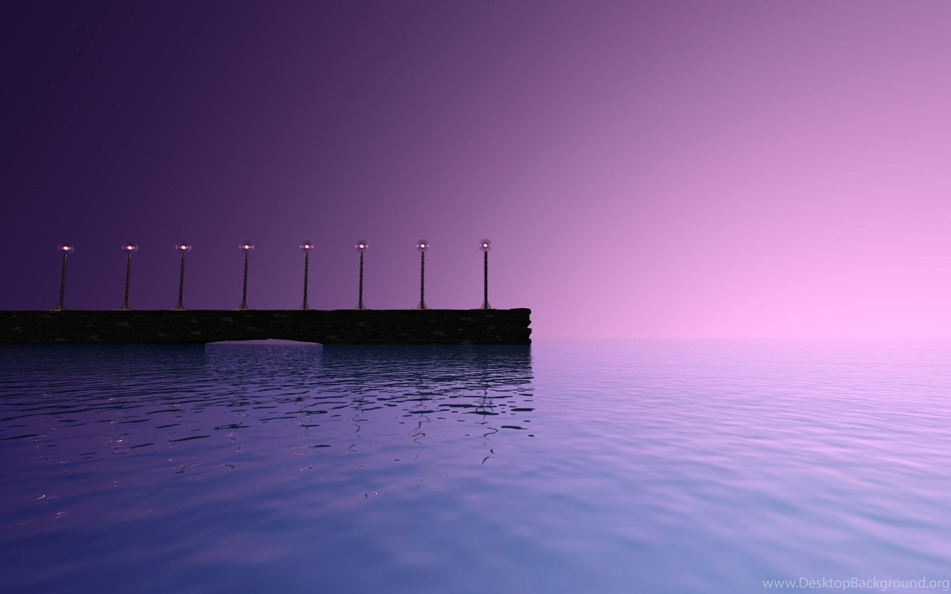 Purple Sea Wallpaper 652756 Desktop Background