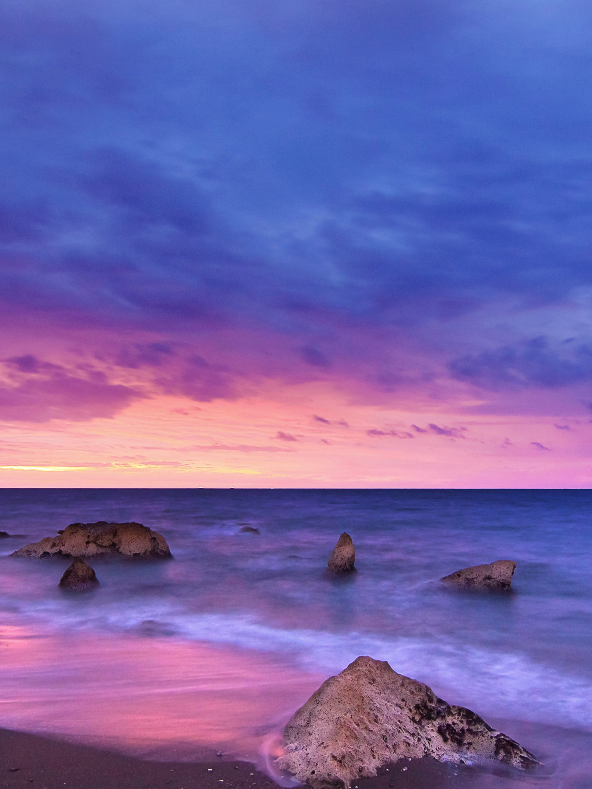 Free download Pink and Purple Beach Sunset 4k Ultra HD Wallpaper Background [5000x3333] for your Desktop, Mobile & Tablet. Explore Beach Pink Purple Blue Sunset Wallpaper. Pink Beach Sunset
