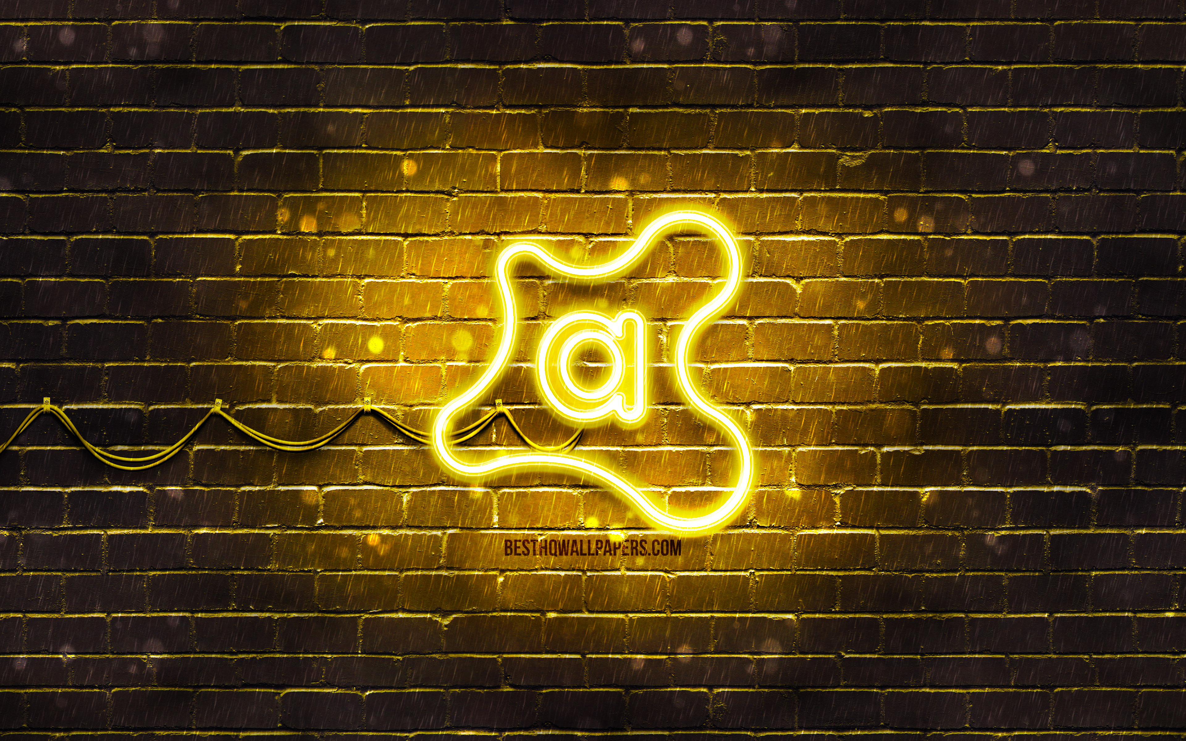 Download wallpaper Avast yellow logo, 4k, yellow brickwall, Avast logo, antivirus software, Avast neon logo, Avast for desktop with resolution 3840x2400. High Quality HD picture wallpaper