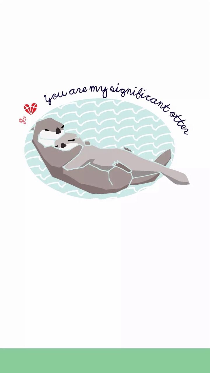 Otter Wallpaper ideas. otters, cute animals, otter love