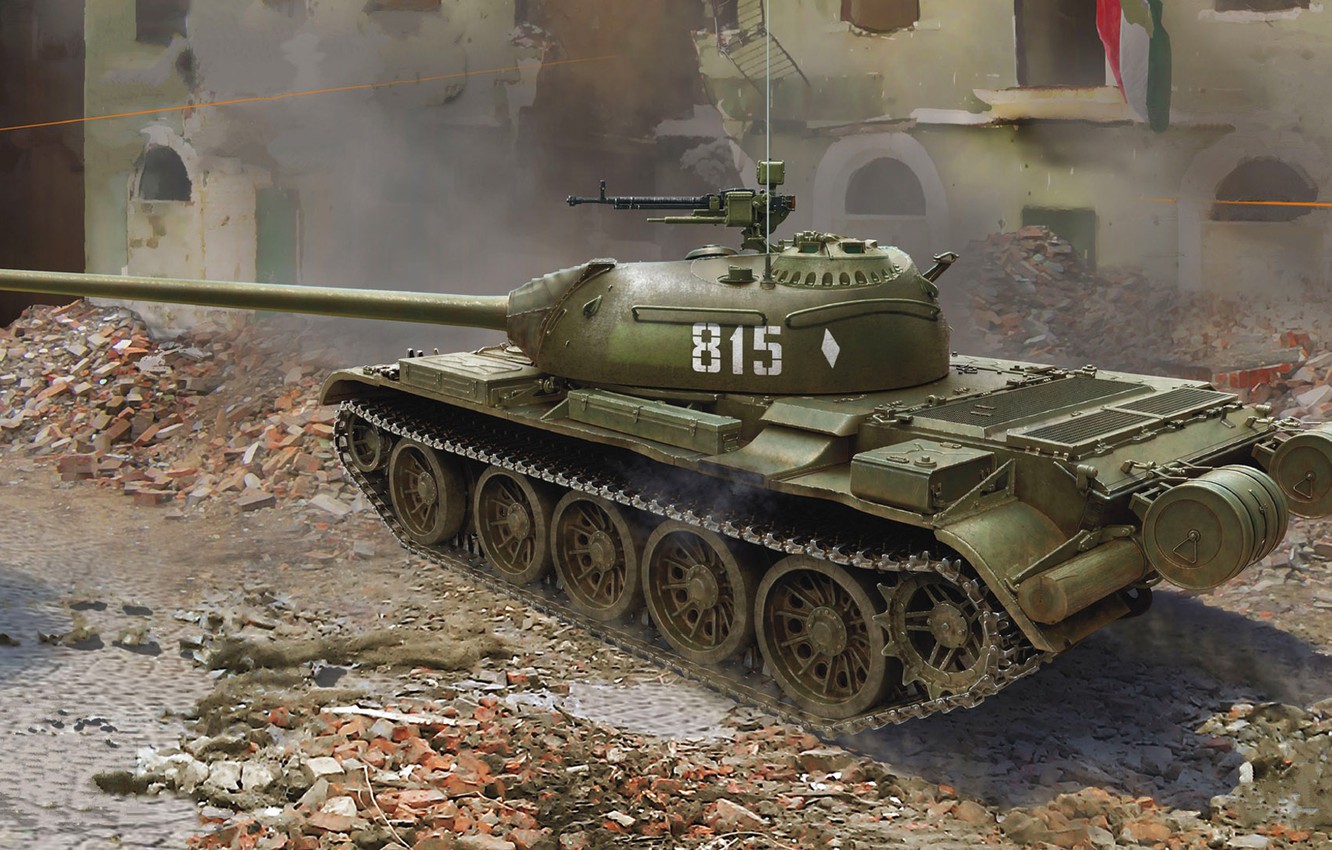 Wallpaper Soviet Medium Tank, THE SOVIET ARMED FORCES, T 54 The Soviet Army, Armed Forces Image For Desktop, Section оружие