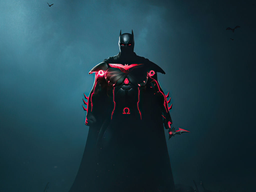 Wallpaper red glow, batman, art desktop wallpaper, HD image, picture, background, ddcca4