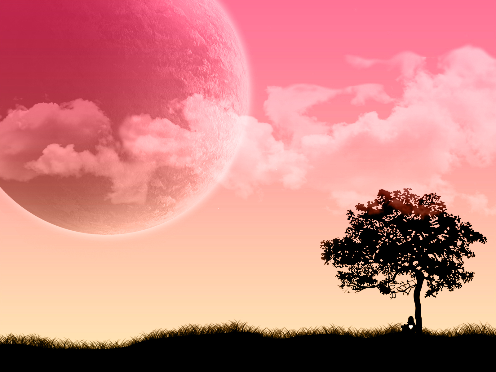 Pink Sky Wallpaper