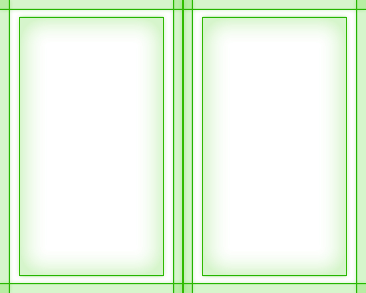 Book Pages Green Border Colour Page Border