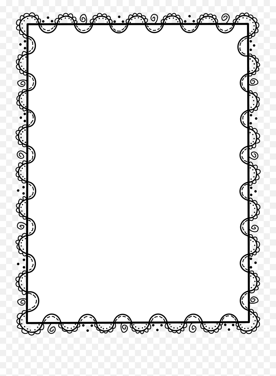 Page Border Png Border Black And White Kids Border Page Border Image Black And White, Black Border Png transparent png image