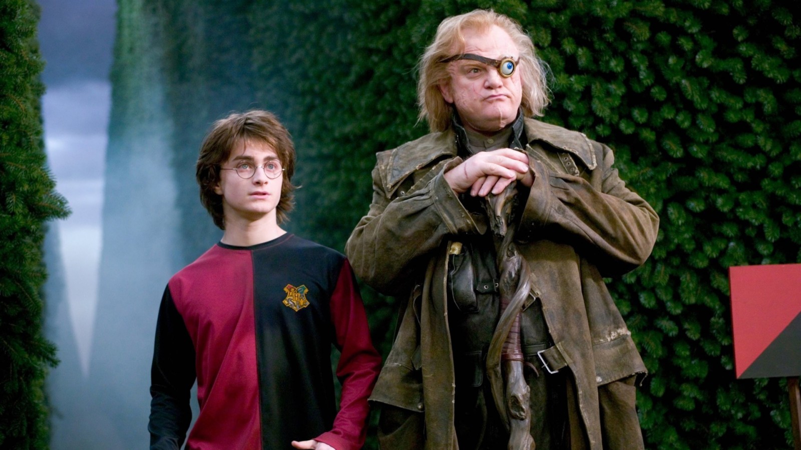 Alastor Moody Brendan Gleeson Daniel Radcliffe HD Harry Potter Wallpaper