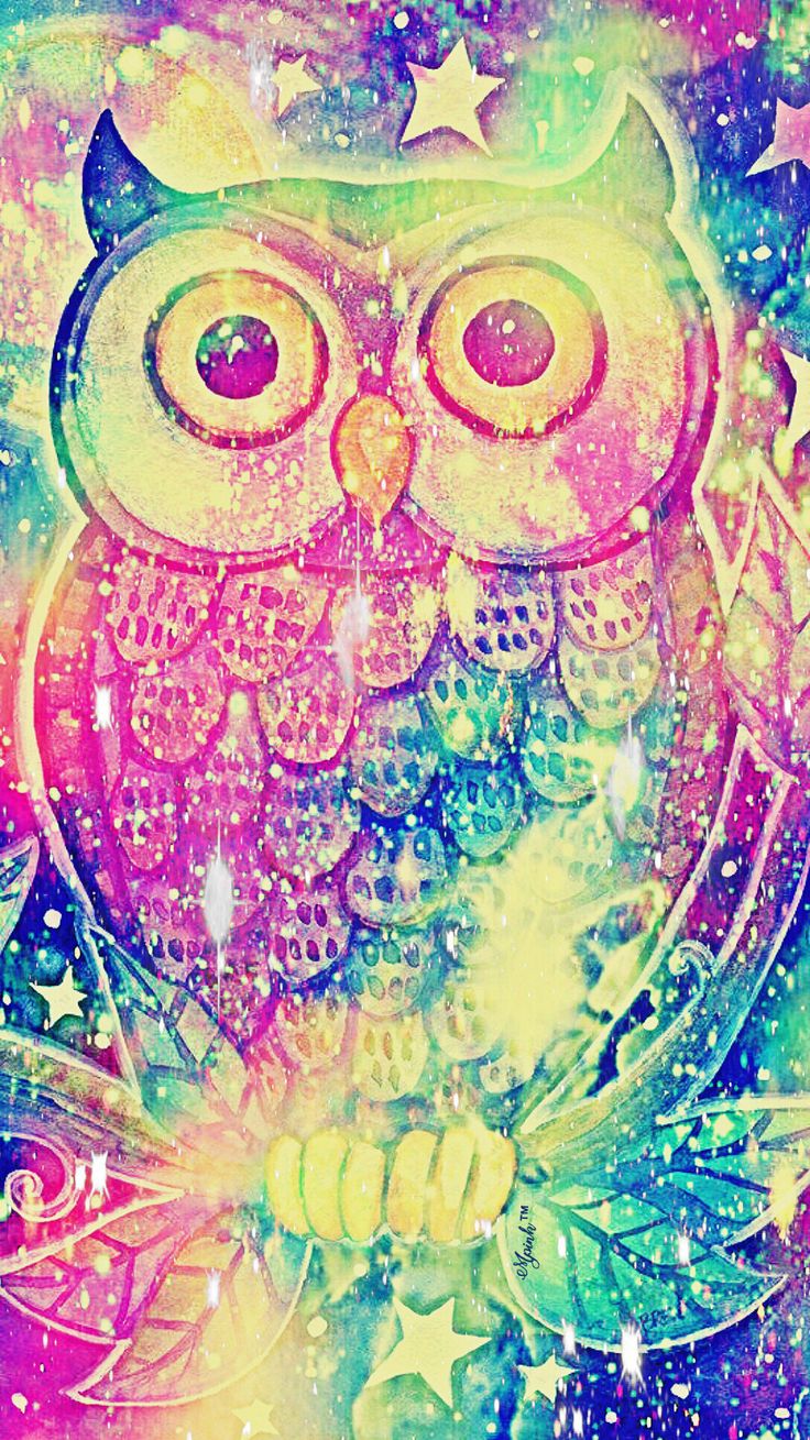 Midnight Owl Galaxy IPhone Android Wallpaper I Created For The App Top Chart. Cute Owls Wallpaper, Owl Wallpaper, Art Wallpaper Iphone