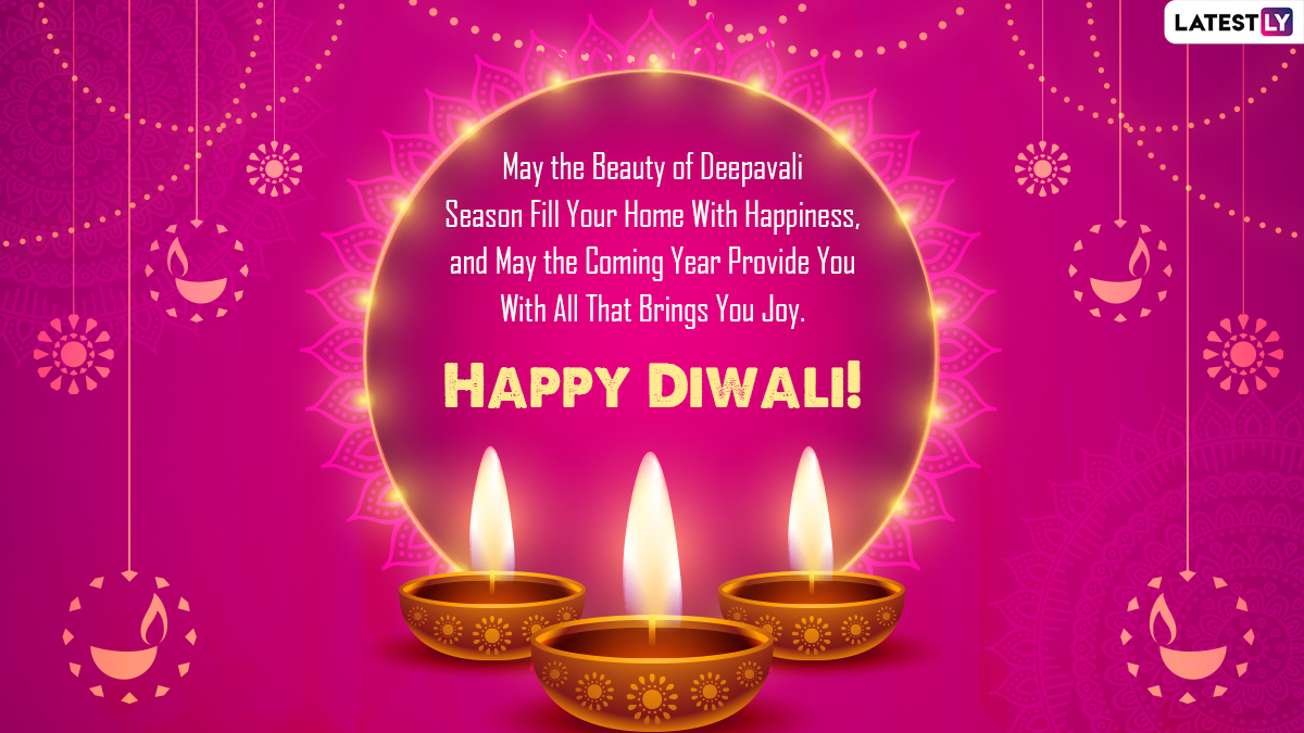 Happy Diwali 2021 and Prosperous New Year Advance Greetings: WhatsApp Status, Facebook Messages, HD Image, Wallpaper and GIFs To Wish on Deepavali Padwa