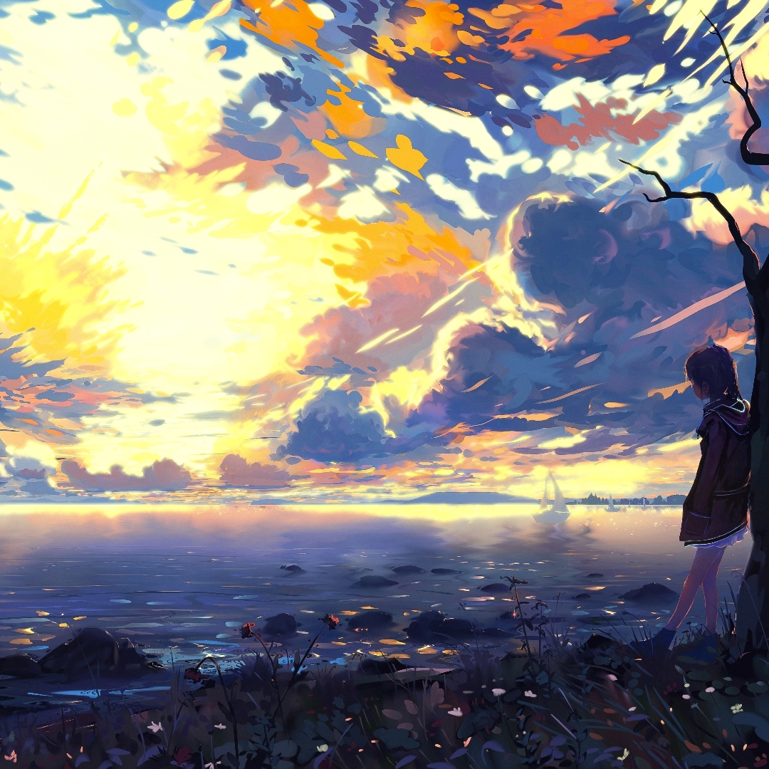 Bright colors of the sky anime live wallpaper [DOWNLOAD FREE]