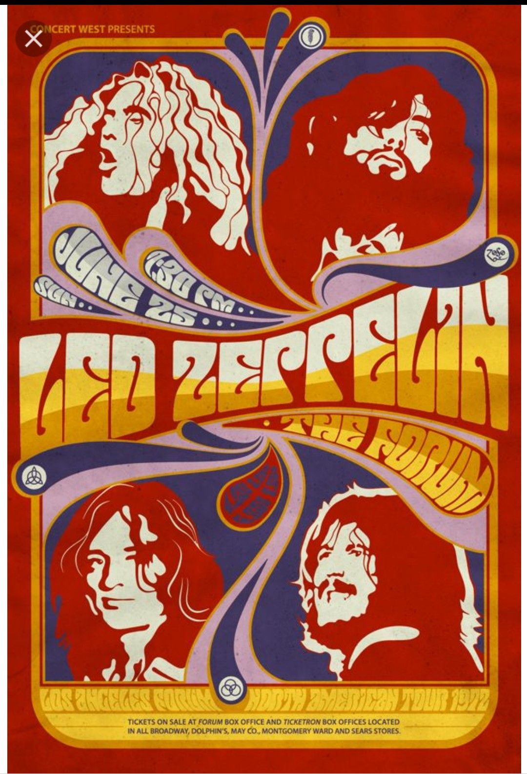 locandine di concerti. Music concert posters, Led zeppelin poster, Music poster