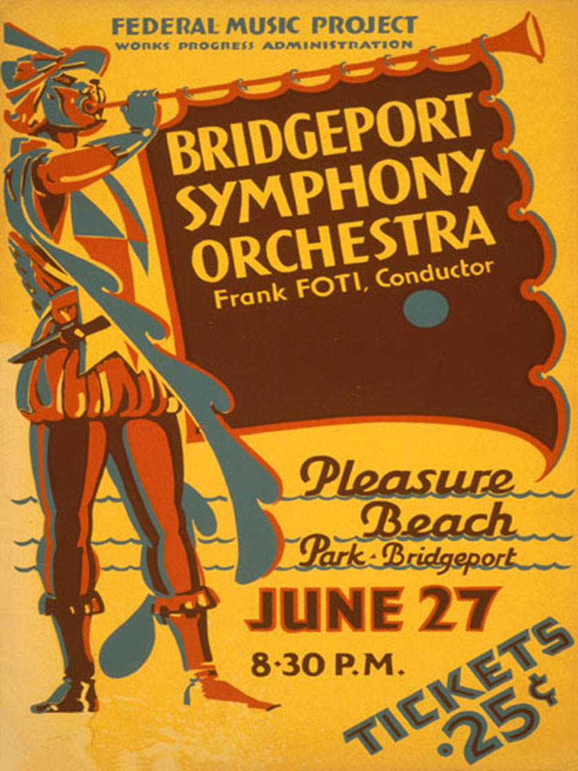 Bridgeport Symphony Orchestra Concert Posters