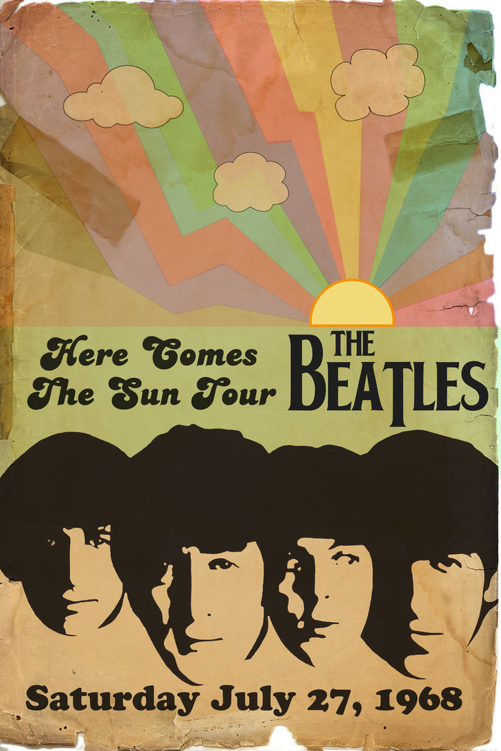 Free download Beatles Retro Tour Poster by rsholtis [730x1095] for your Desktop, Mobile & Tablet. Explore Vintage Beatles Wallpaper. Beatles Wallpaper Border, Beatles Wallpaper HD, Beatles Wallpaper Desktop