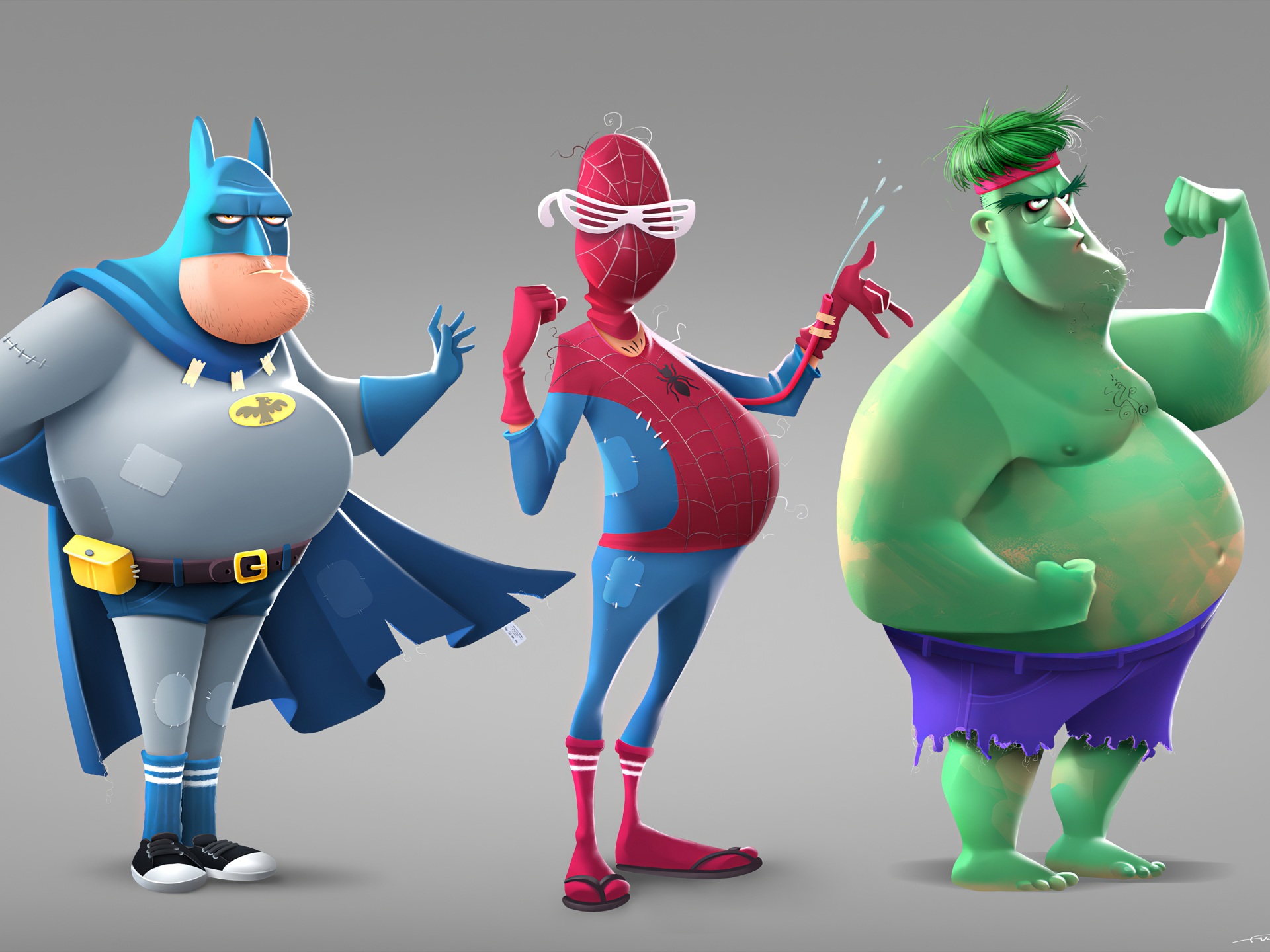 Fat Batman Wallpapers - Wallpaper Cave