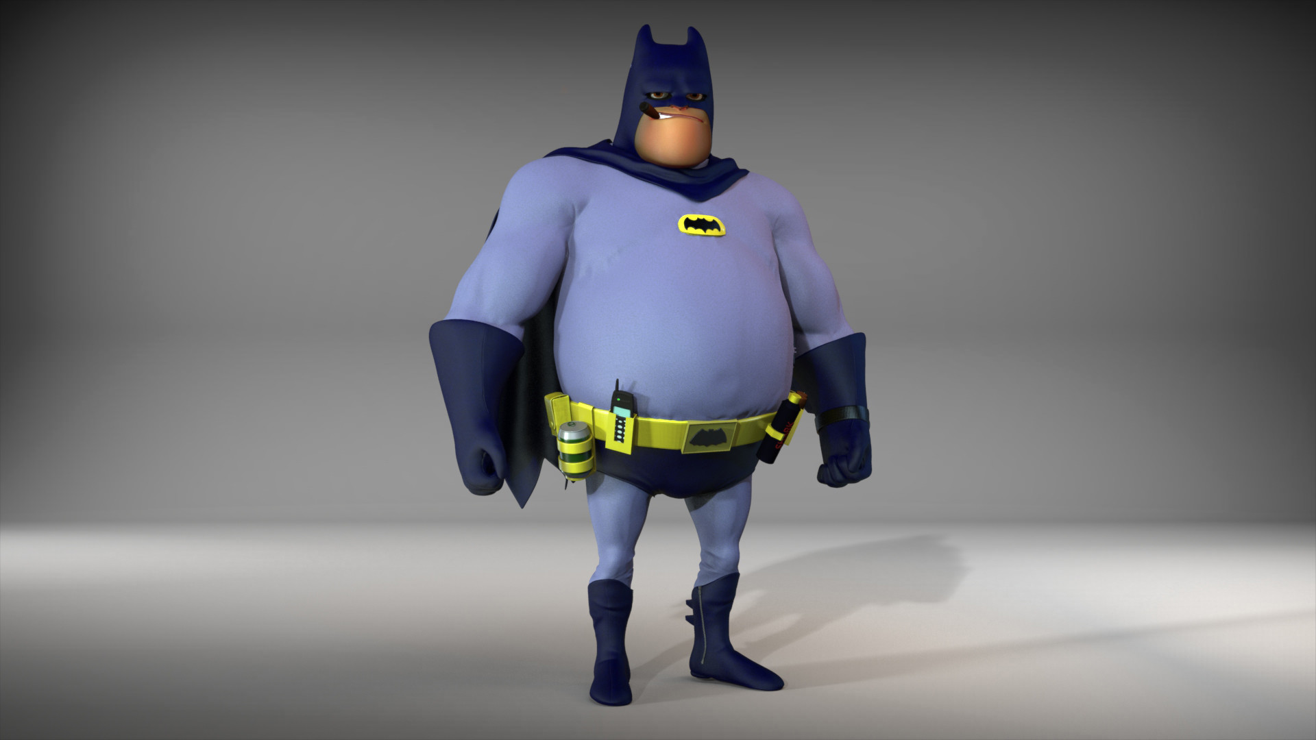 Fat Batman Wallpapers - Wallpaper Cave