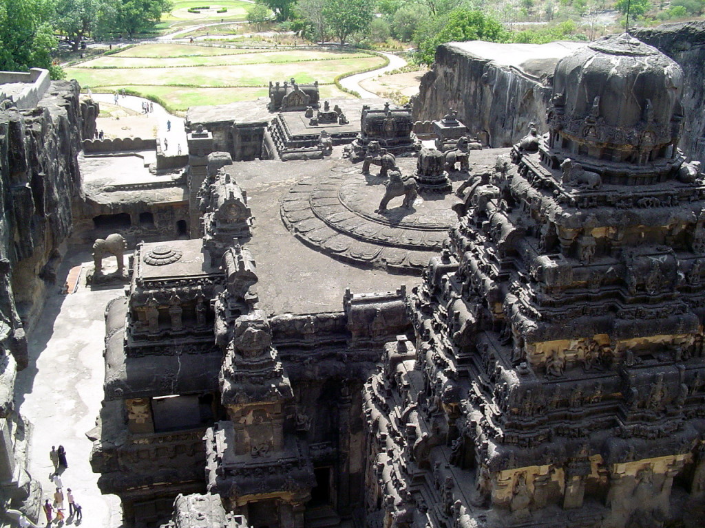 Kailasanatha Temple, View From The Top Of The Rock