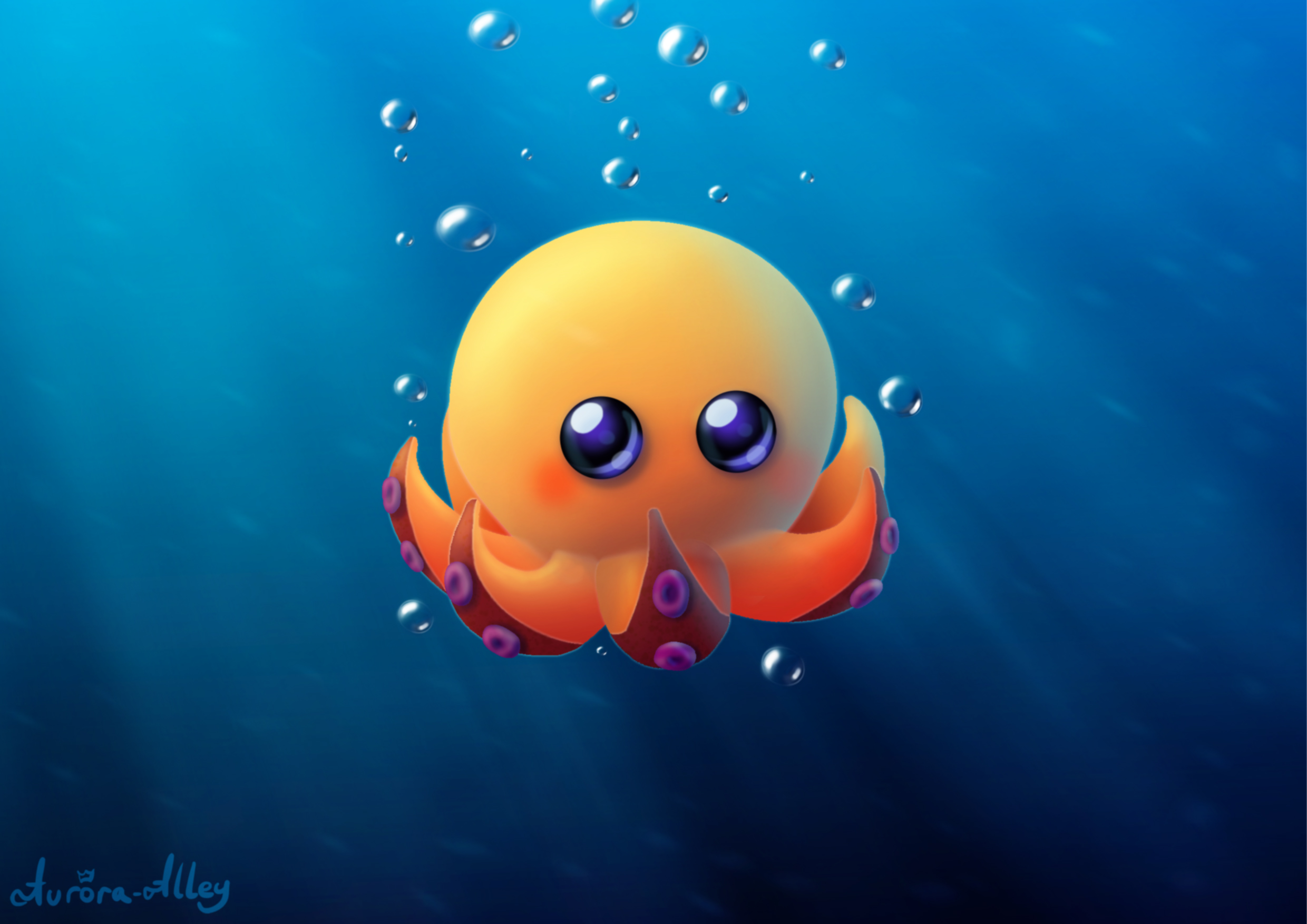 Cute Octopus Wallpapers - Wallpaper Cave