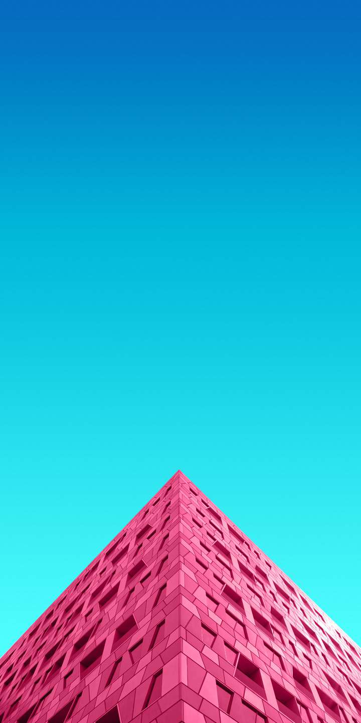 Minimal Building Blue Sky IPhone Wallpaper Wallpaper, iPhone Wallpaper