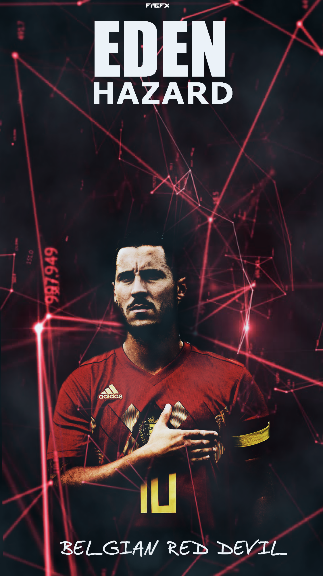 Eden Hazard wallpaper Belgium