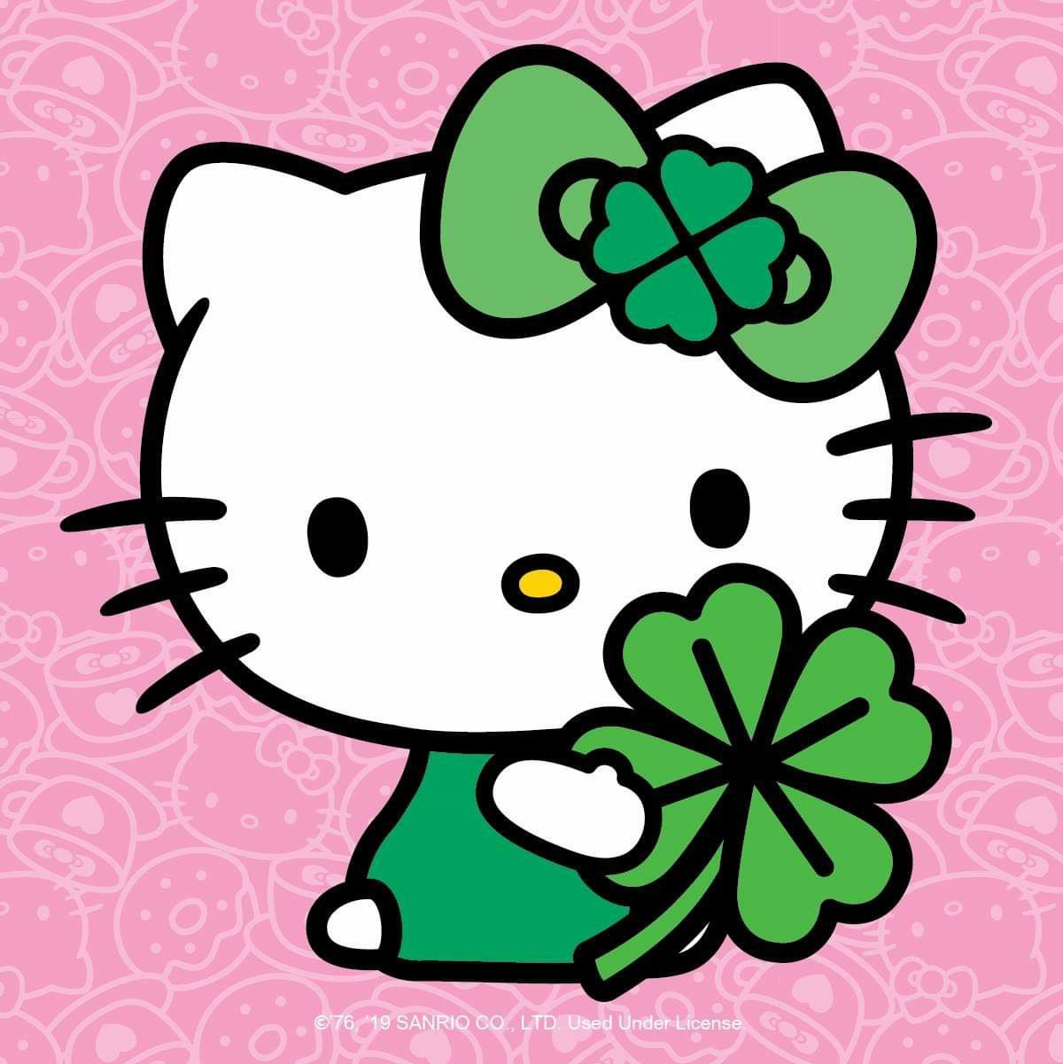 Sweet & Lucky! Happy St. Patrick's Day from The Hello Kitty Cafe