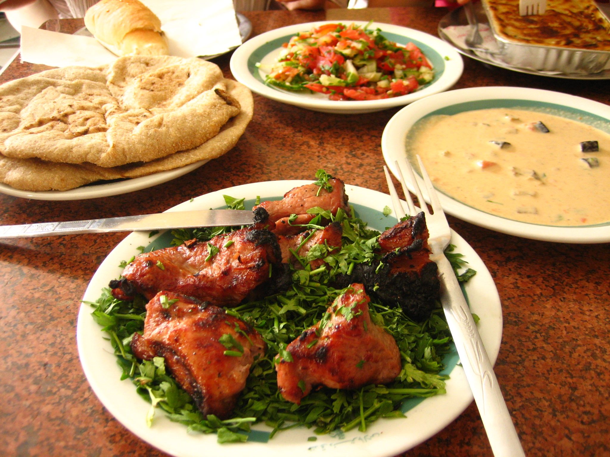 Egyptian Food Image. Egyptian food, Food, Mediterranean recipes