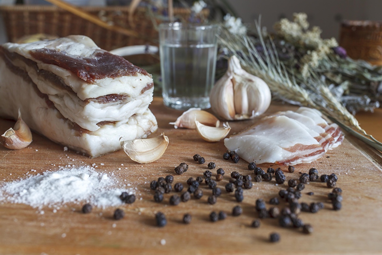 Desktop Wallpaper Salo Black pepper Salt Allium sativum Food