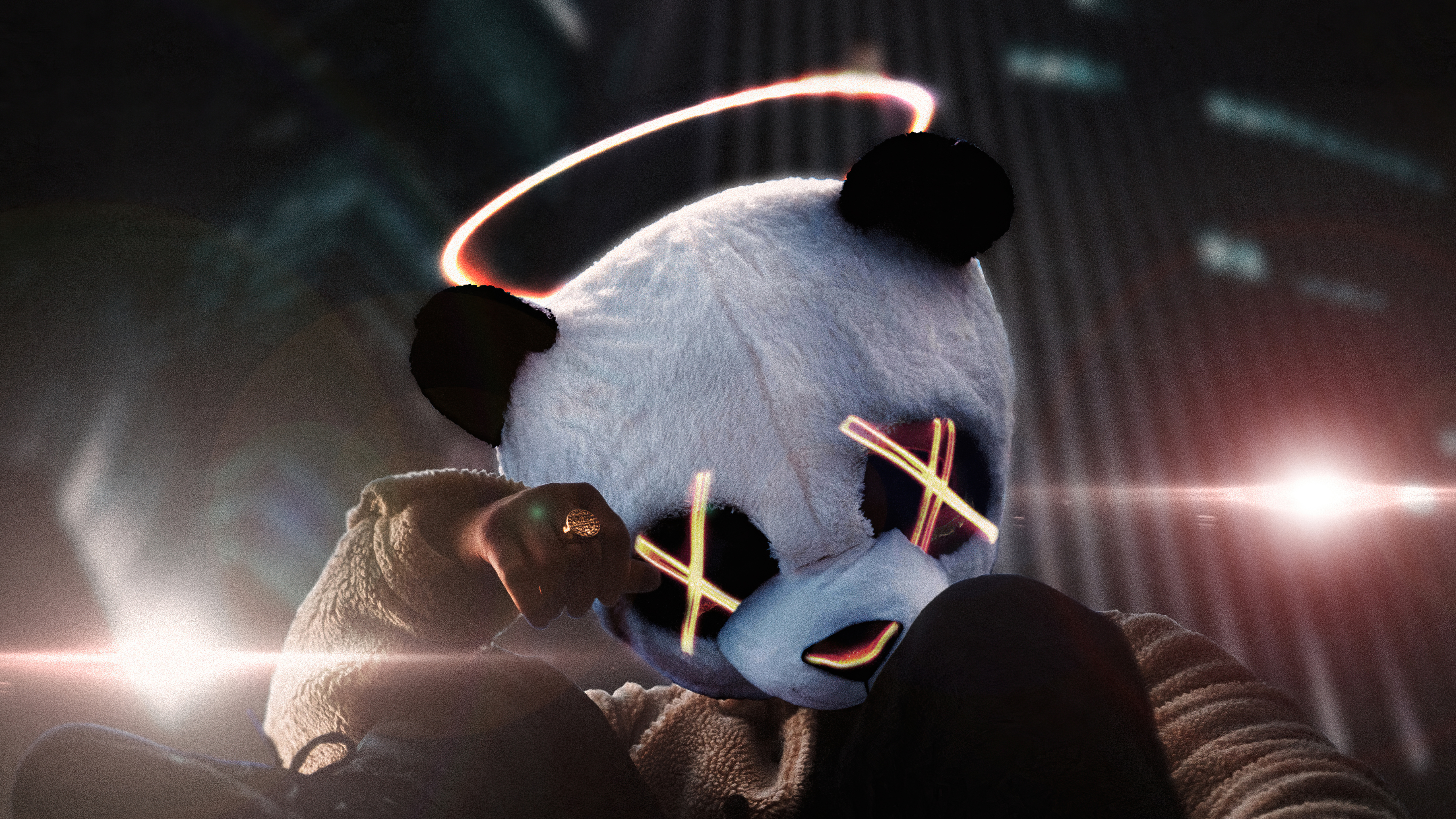 panda, artist, artwork, digital art, hd, 4k, 5k HD Wallpaper