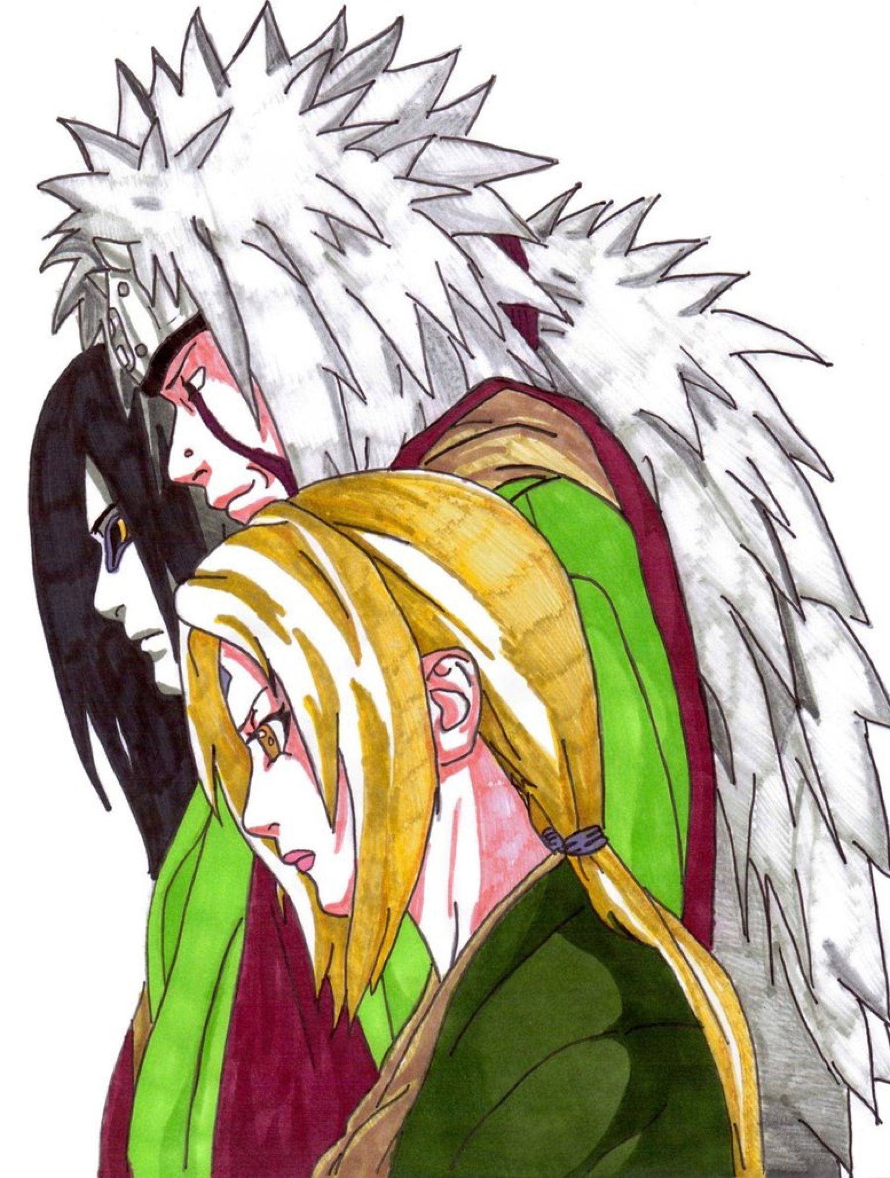 The Three Legendary Sannin ideas. naruto, anime, naruto uzumaki