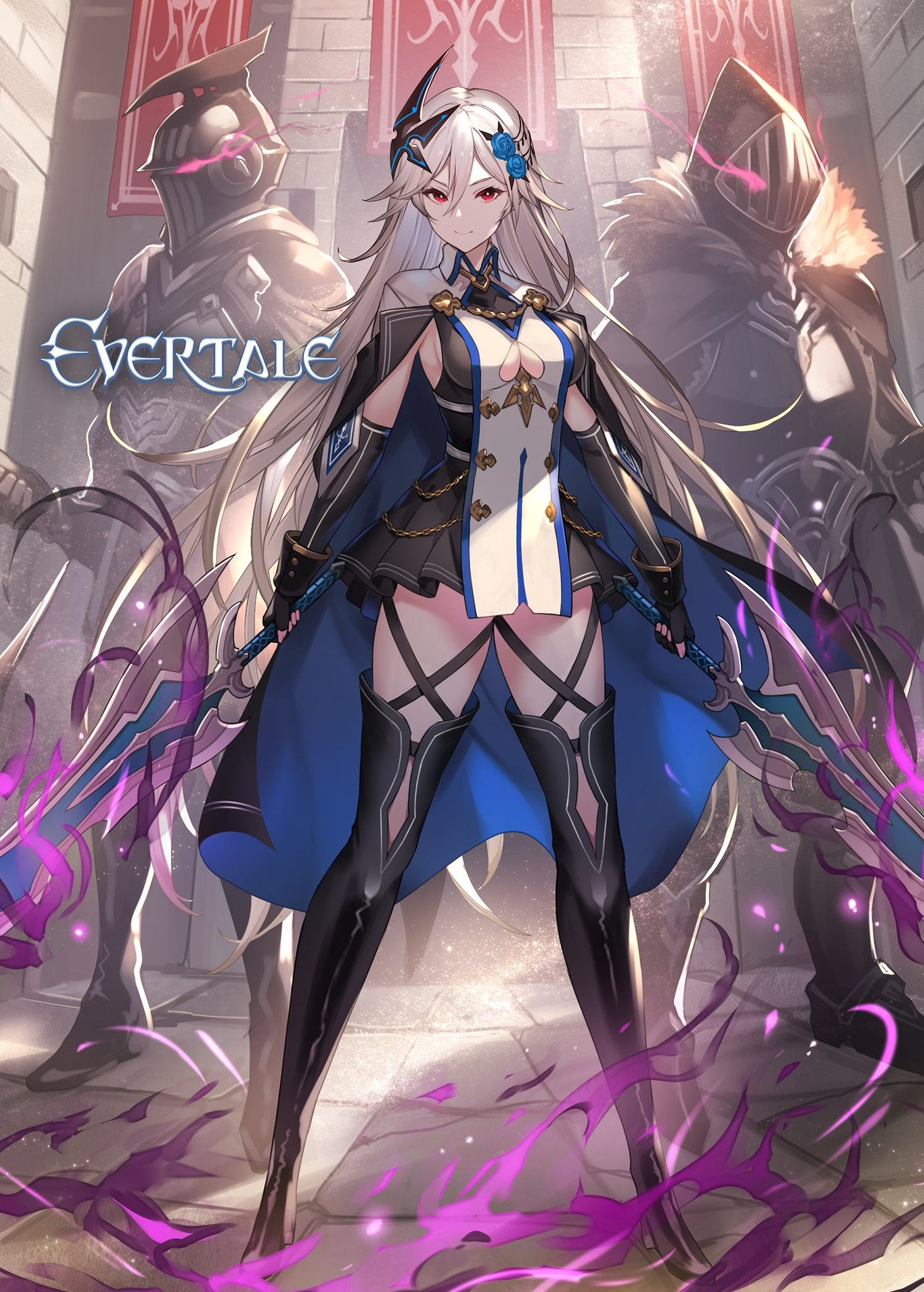 Can someone please give me this same picture without the Evertale logo.?? Tnx. Ps. I'll use it as wallpaper