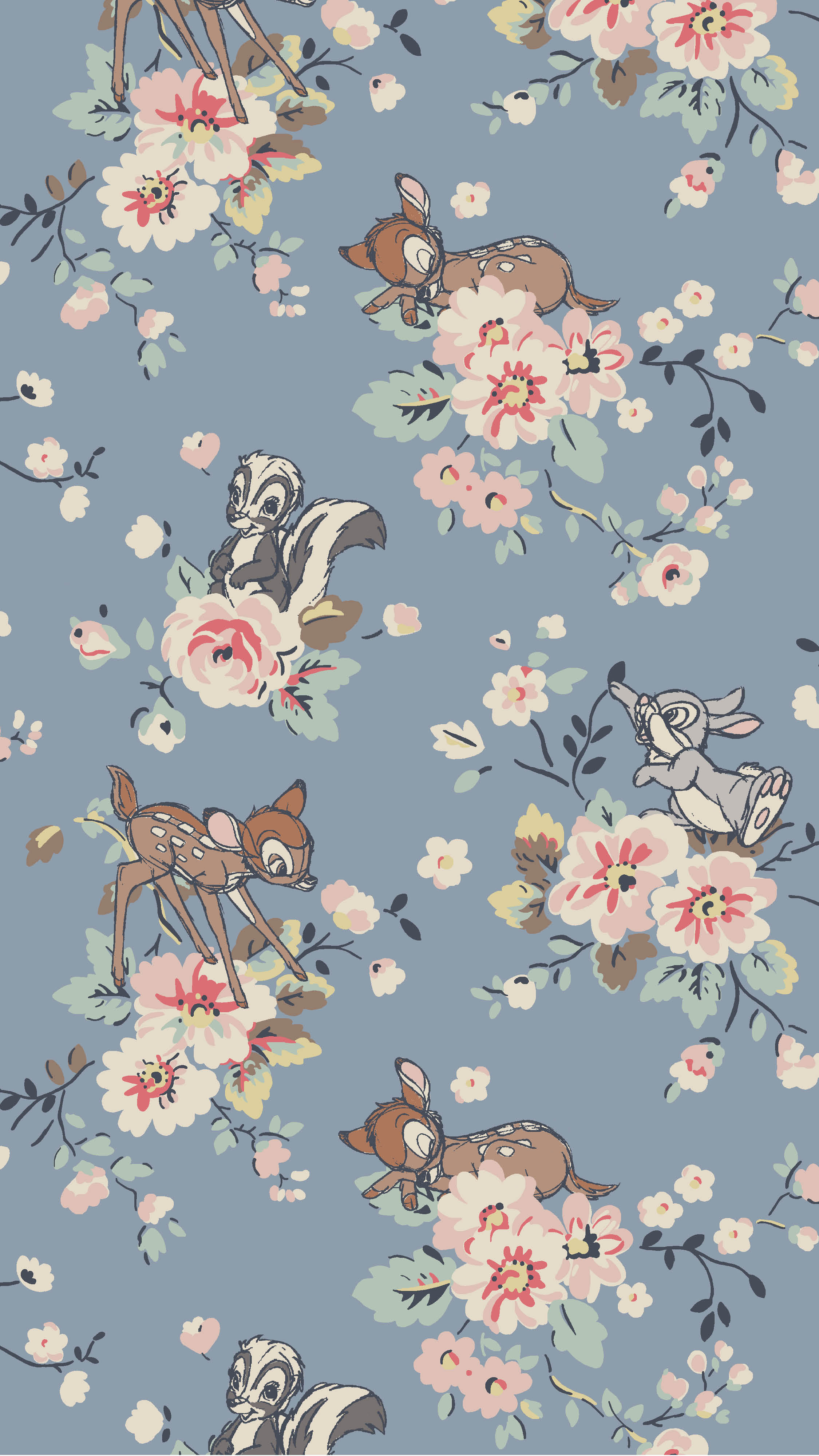 Cath Kidston These Limited Edition Bambi X Cath Kidston Prints? Save The Image For A New Phone Wallpaper! Don't Forget To Sign Up So That You Can Shop The Range