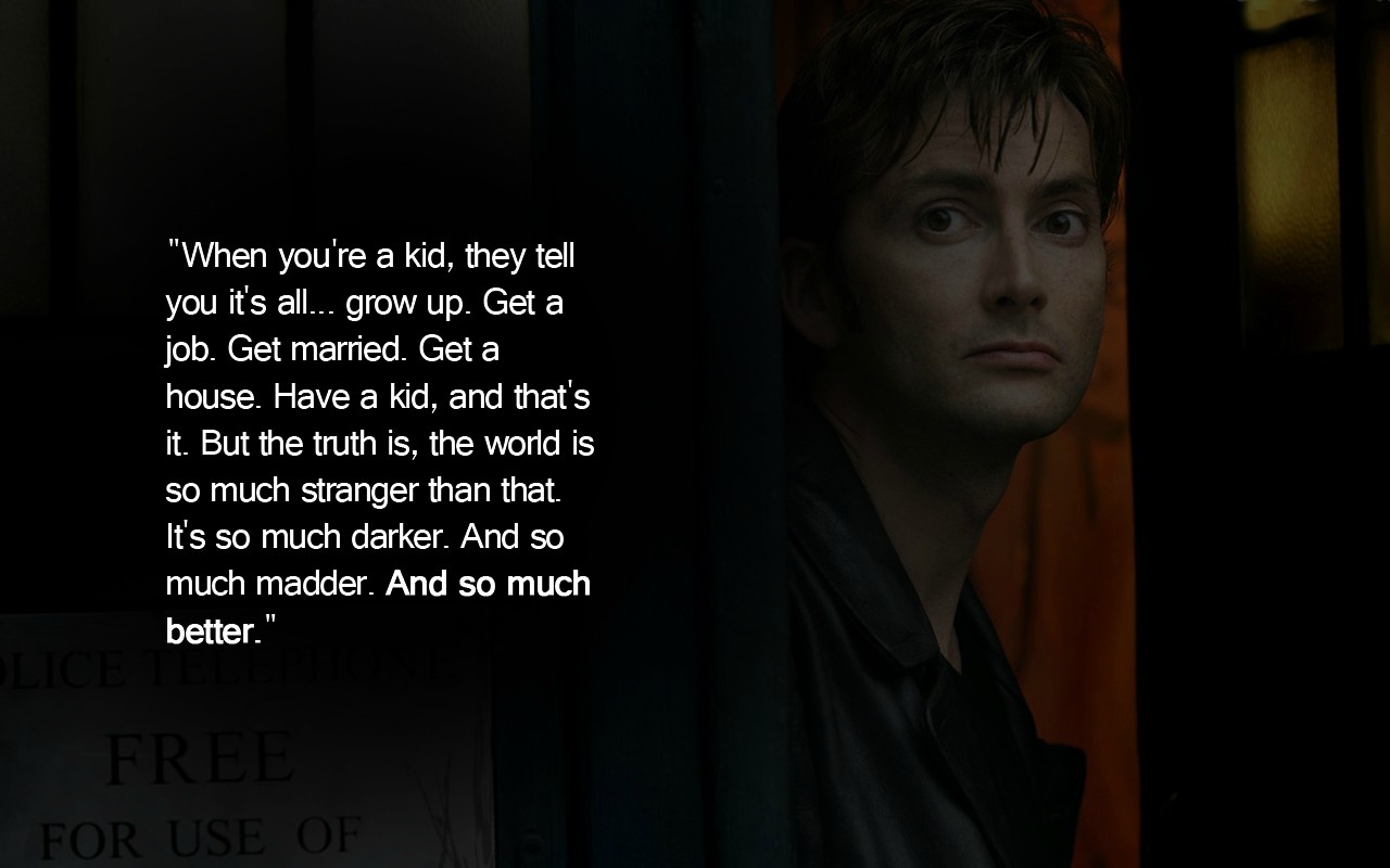 Doctor Who Quote Wallpaper