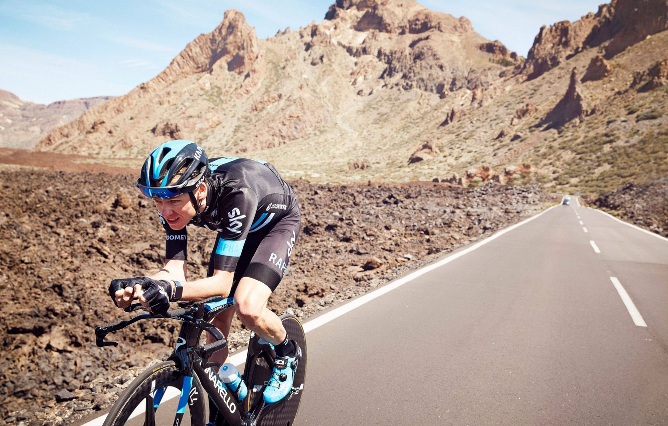 Wallpaper race, athlete, cyclist, Cycling, Tour de France, ride, Chris Froome, Christopher Froome, team Sky, Team SKY, professional sports, procycling, elite sport image for desktop, section спорт