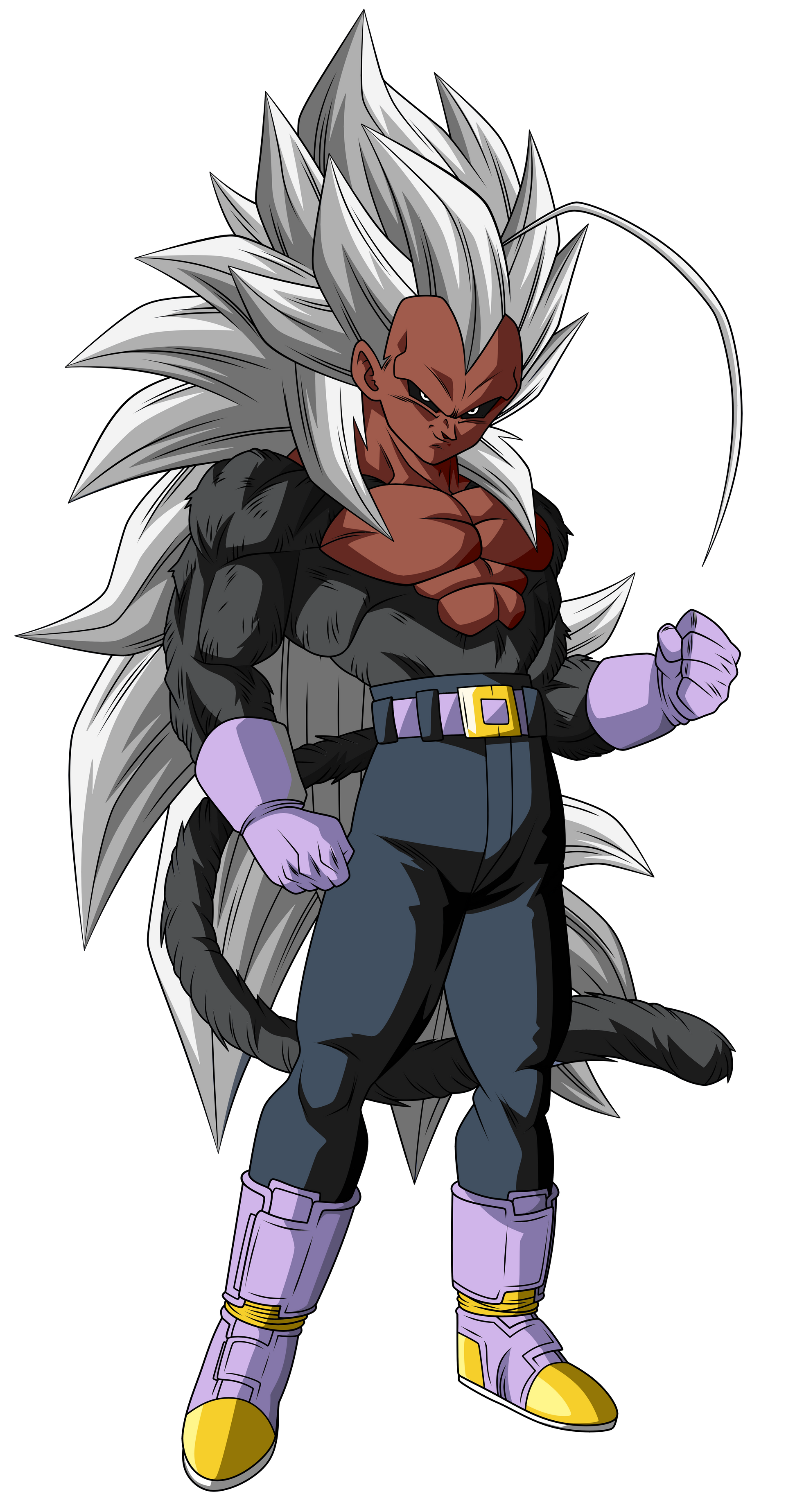 Vegeta ssj5 render 1