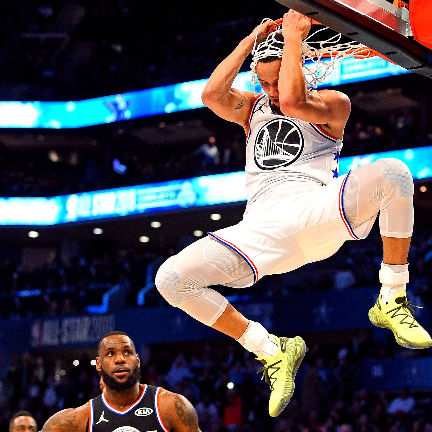 Stephen Curry's All Star Game Ending Dunk Shocked Everyone, Especially Team LeBron