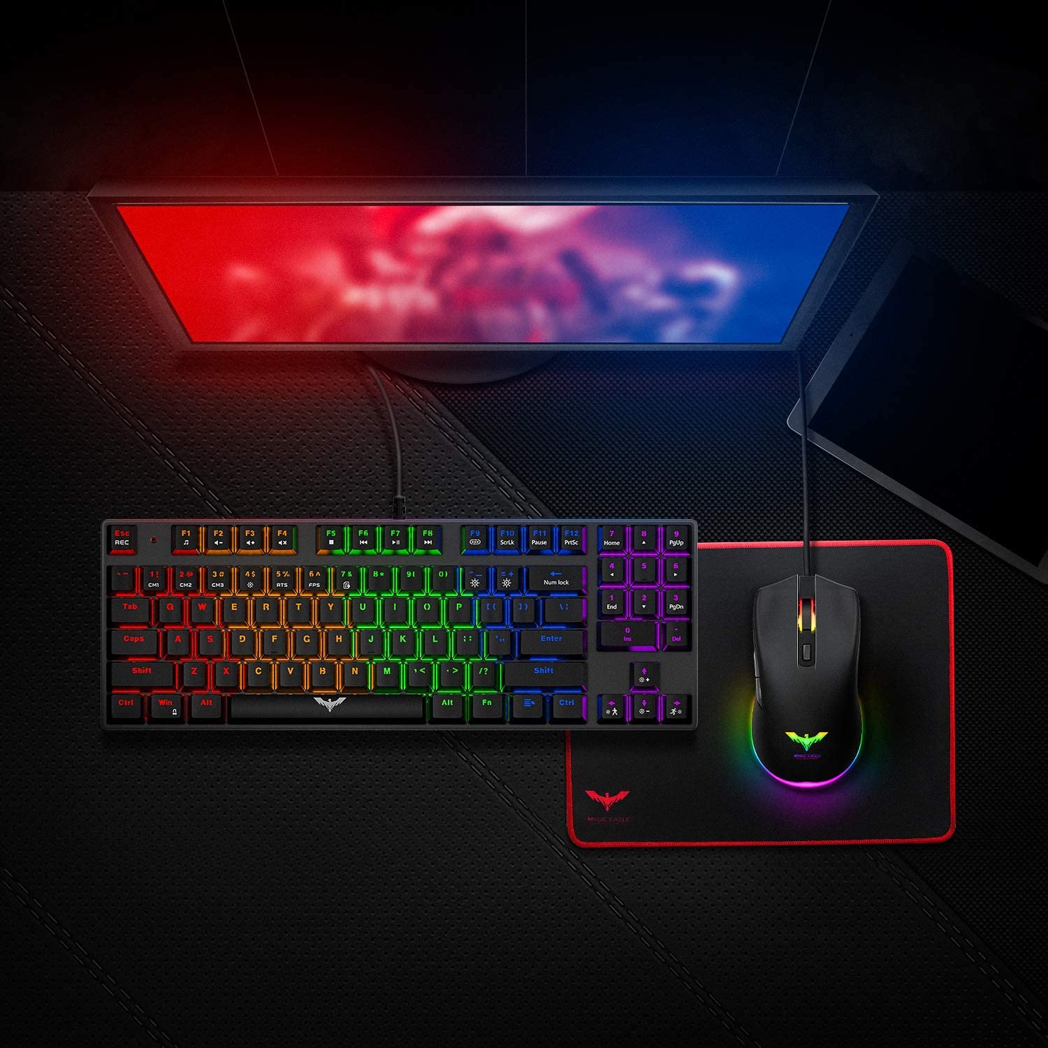 HAVIT KB486L 60% Gaming Mechanical Keyboard with 90