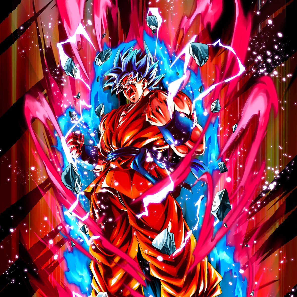 DBS Goku Ssj Dios - Goku ssj blue kaioken x10