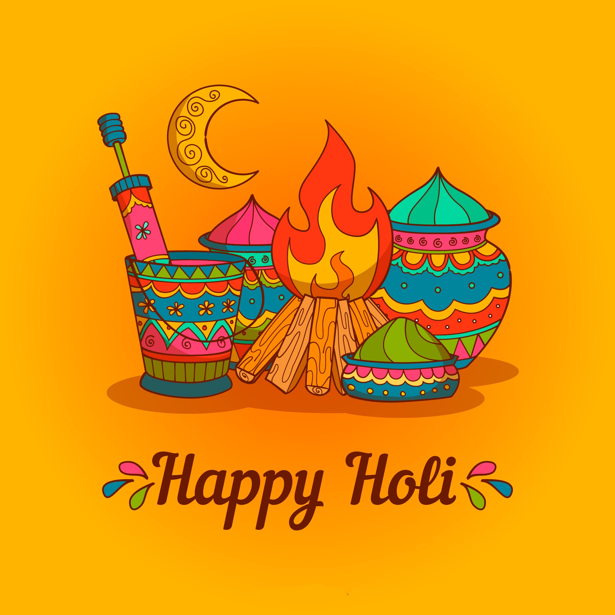 Happy Holi 2022 HD Photo & Wallpaper Free Dwonload