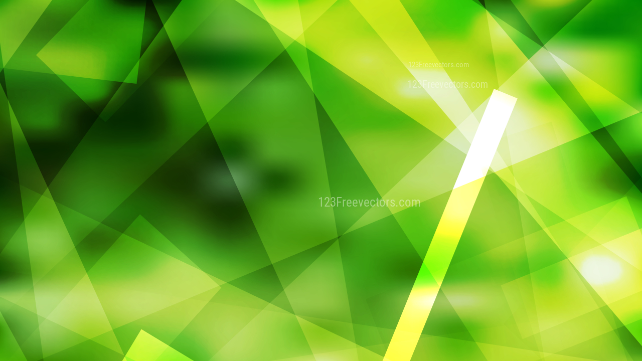 Abstract Geometric Lime Green Background Vector Art