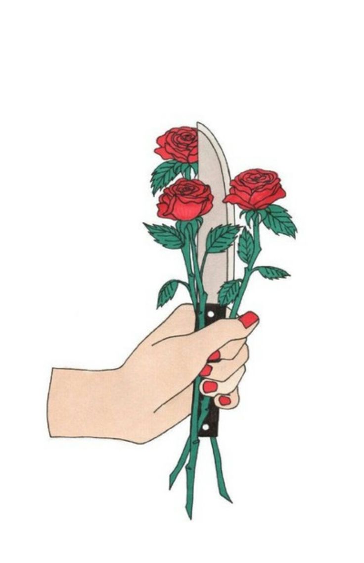 linaphat Knife And Roses Wallpaper. Rose wallpaper, Cute wallpaper, Wallpaper