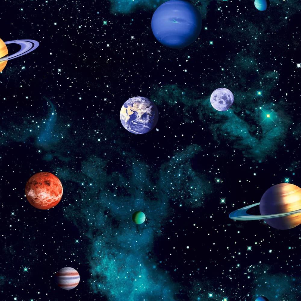 Arthouse Cosmos Space Pattern Planets Earth Childrens Wallpaper 668100. I Want Wallpaper