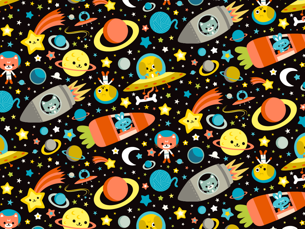 Space pattern. Space illustration, Pattern, Cute pattern