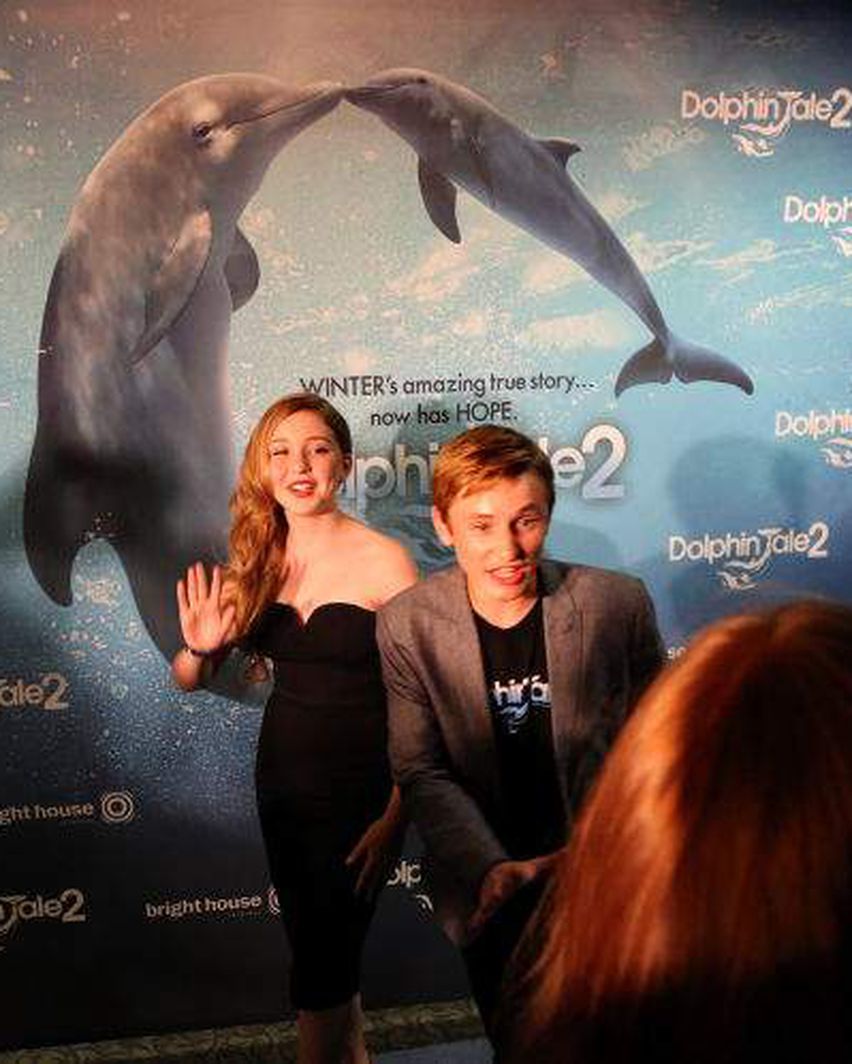 Blue carpet unrolls for 'Dolphin Tale 2' debut in Clearwater