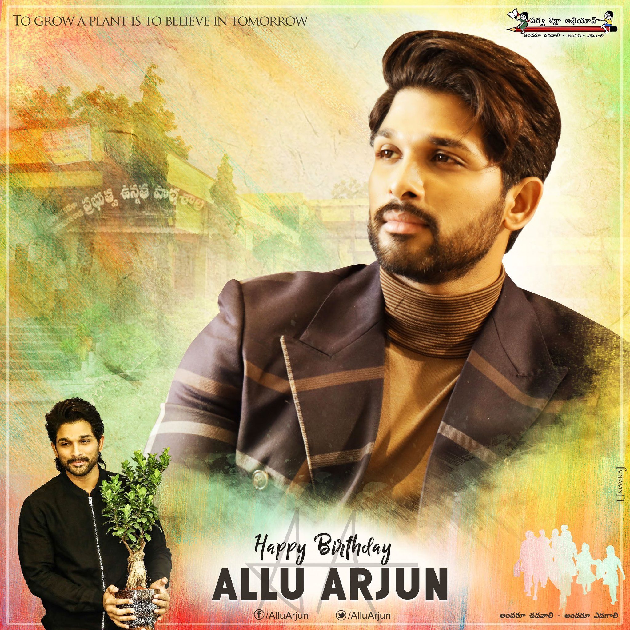 Allu Arjun Birthday 2019 Common DP News XYZ. Social, Current events, Future plans