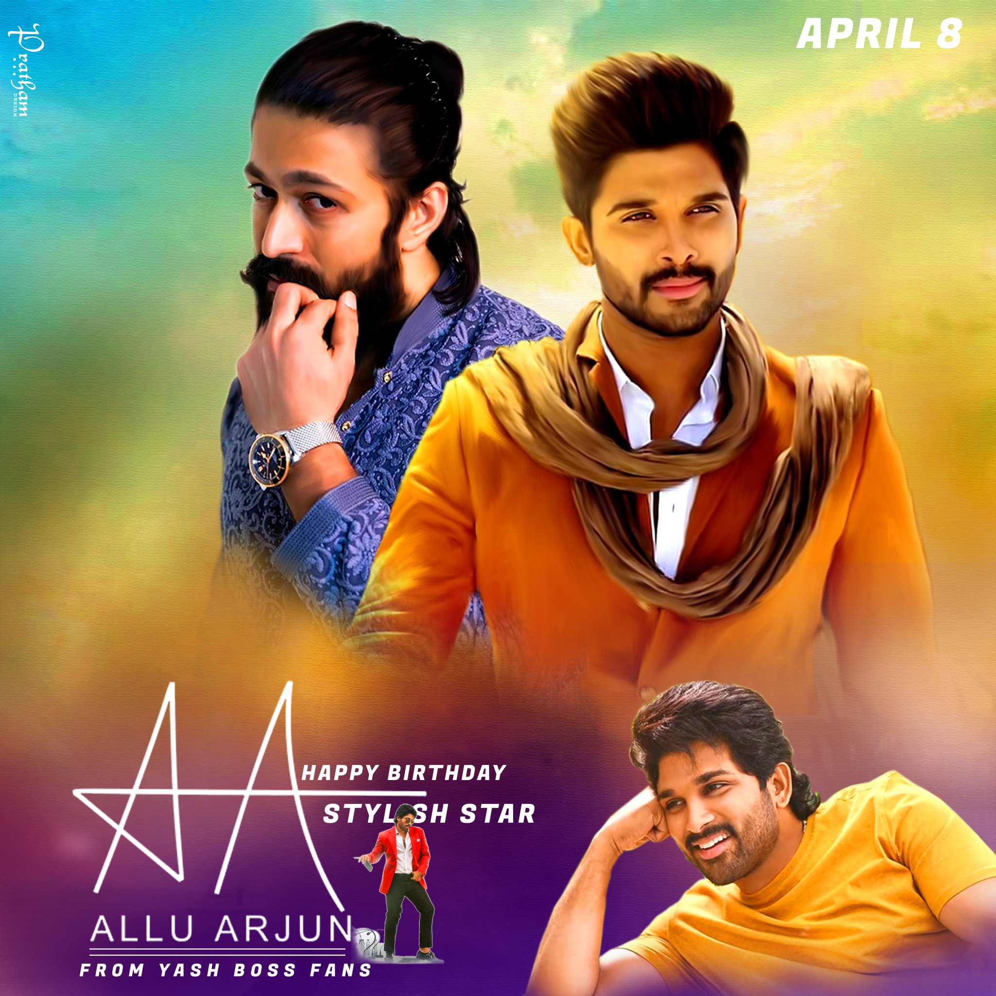 Yash Trend's™ Birthday Wishes To Stylish Star Garu Behalf Of BOSS Fans♥️ Waiting For #AA20 #HappyBirthdayAlluArjun #KGFChapter2