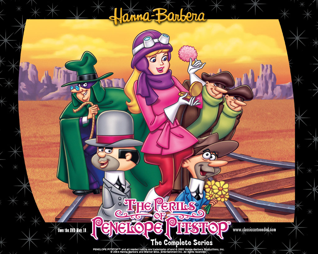 Hanna Barbera World: Wallpaper Os Apuros da Penélope Charmosa