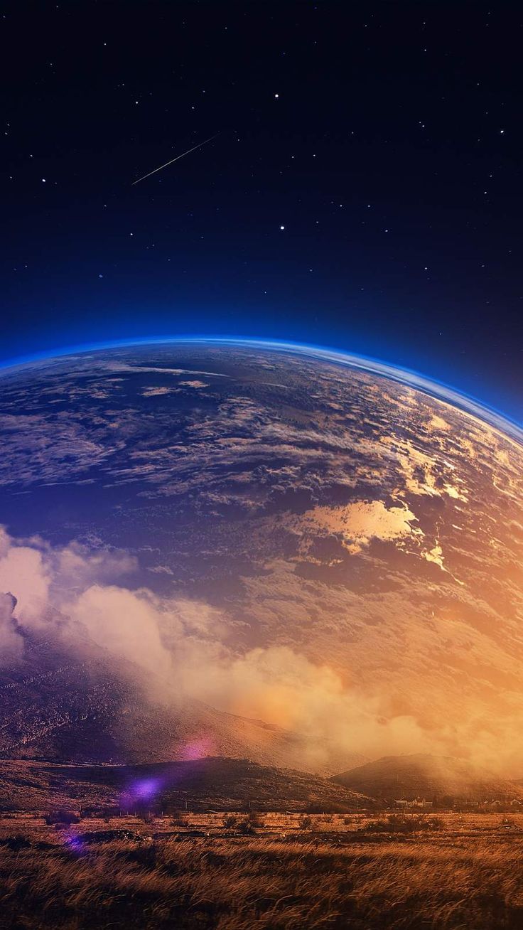 Triangle Planet 4K Wallpaper Wallpaper, iPhone Wallpaper. iPhone wallpaper planets, Earth view, iPhone wallpaper