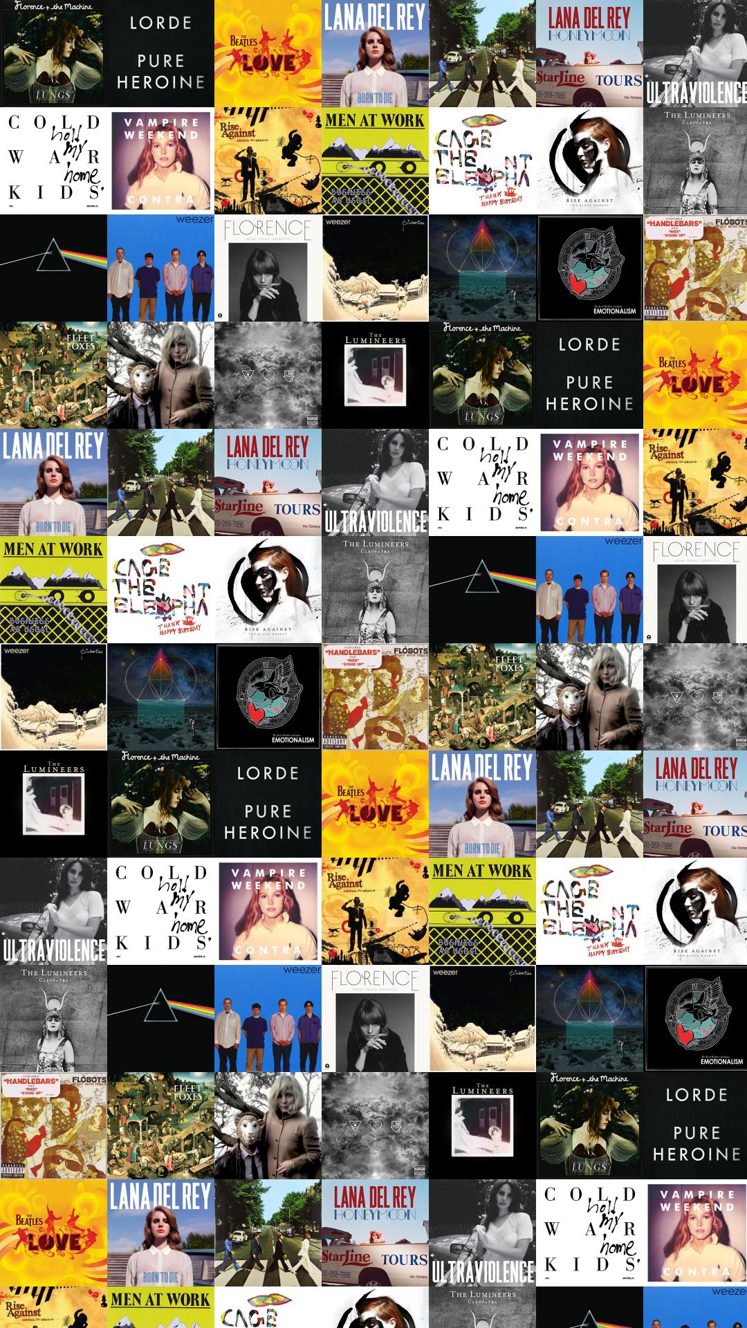 Beatles Collage Wallpaper iPhone