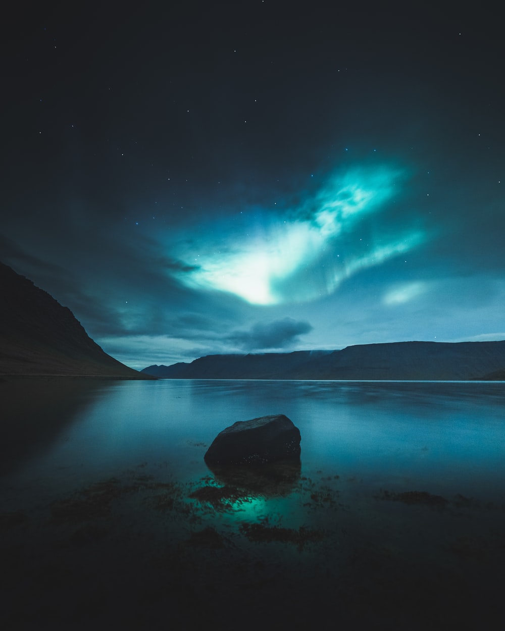 landscape photography of aurora borealis during nighttime photo