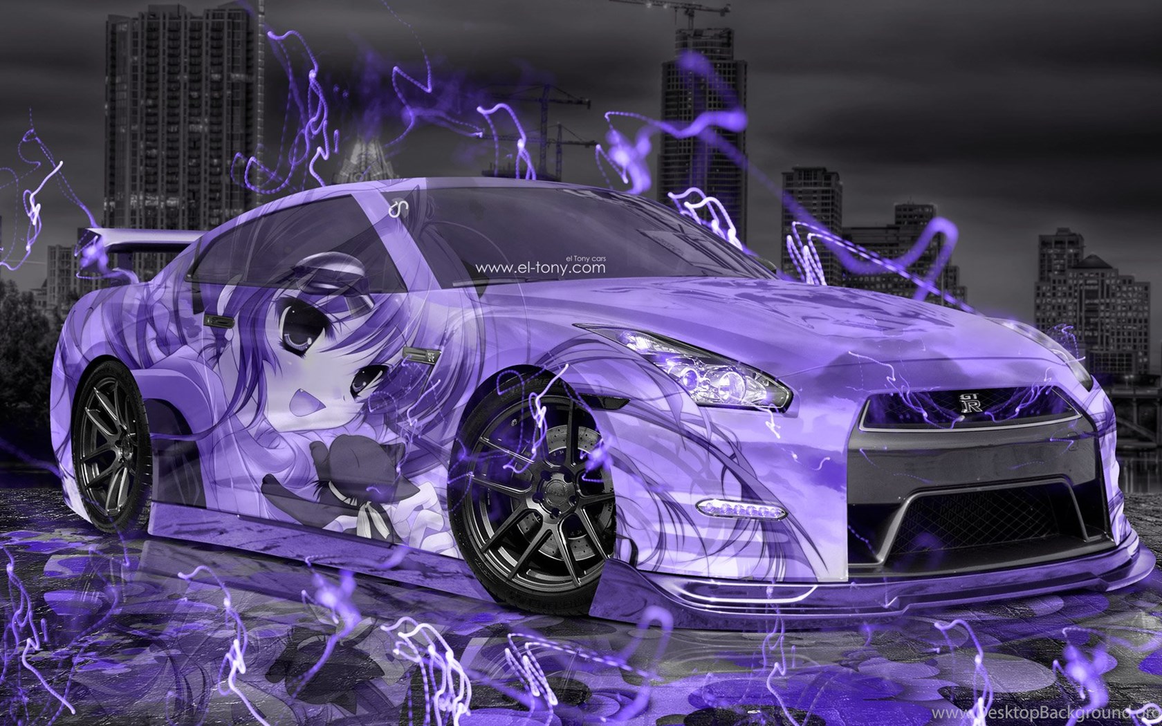 Jdm Computer Anime Neon Wallpapers Wallpaper Cave