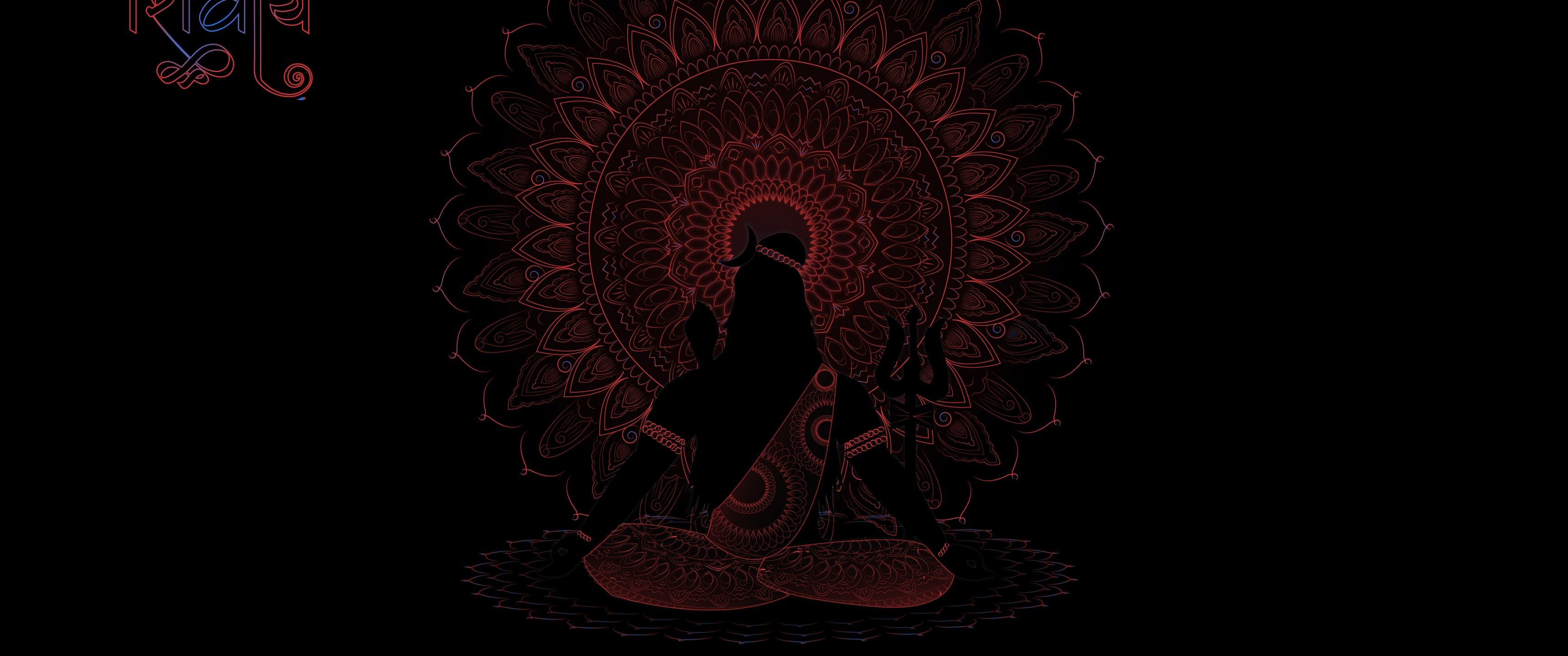 Lord Shiva Wallpaper 4K, AMOLED, Black