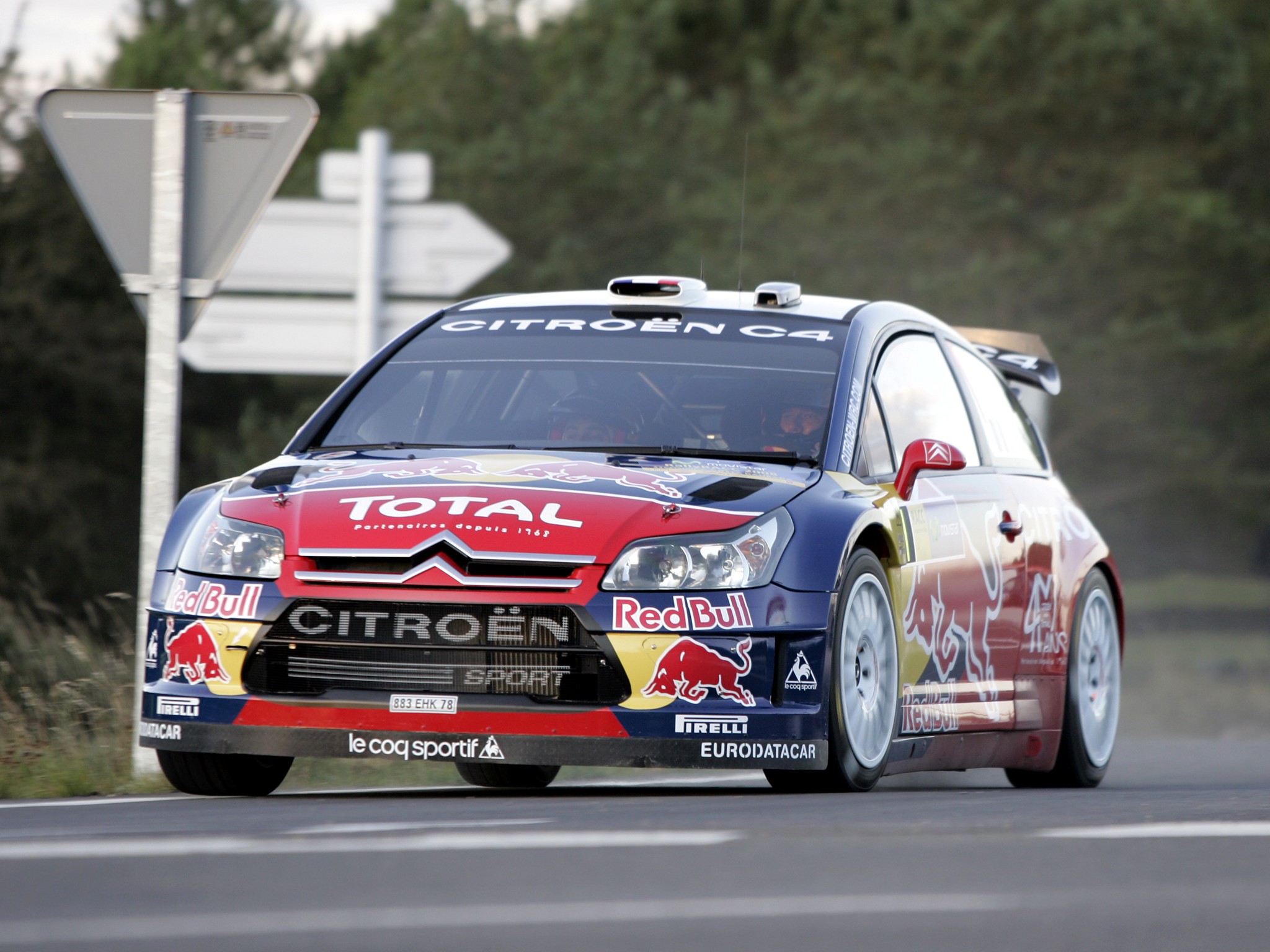 Citroen C4 WRC '2007–08 HD Wallpaper